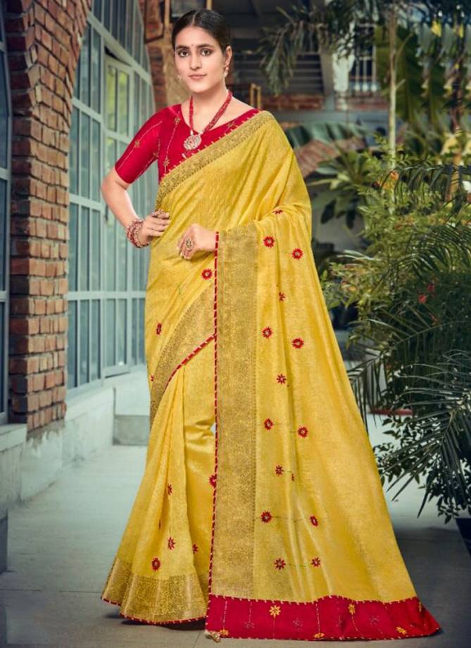 5D LAJRI Heavy Wedding Wear Soft Cotton Designer Saree Collection